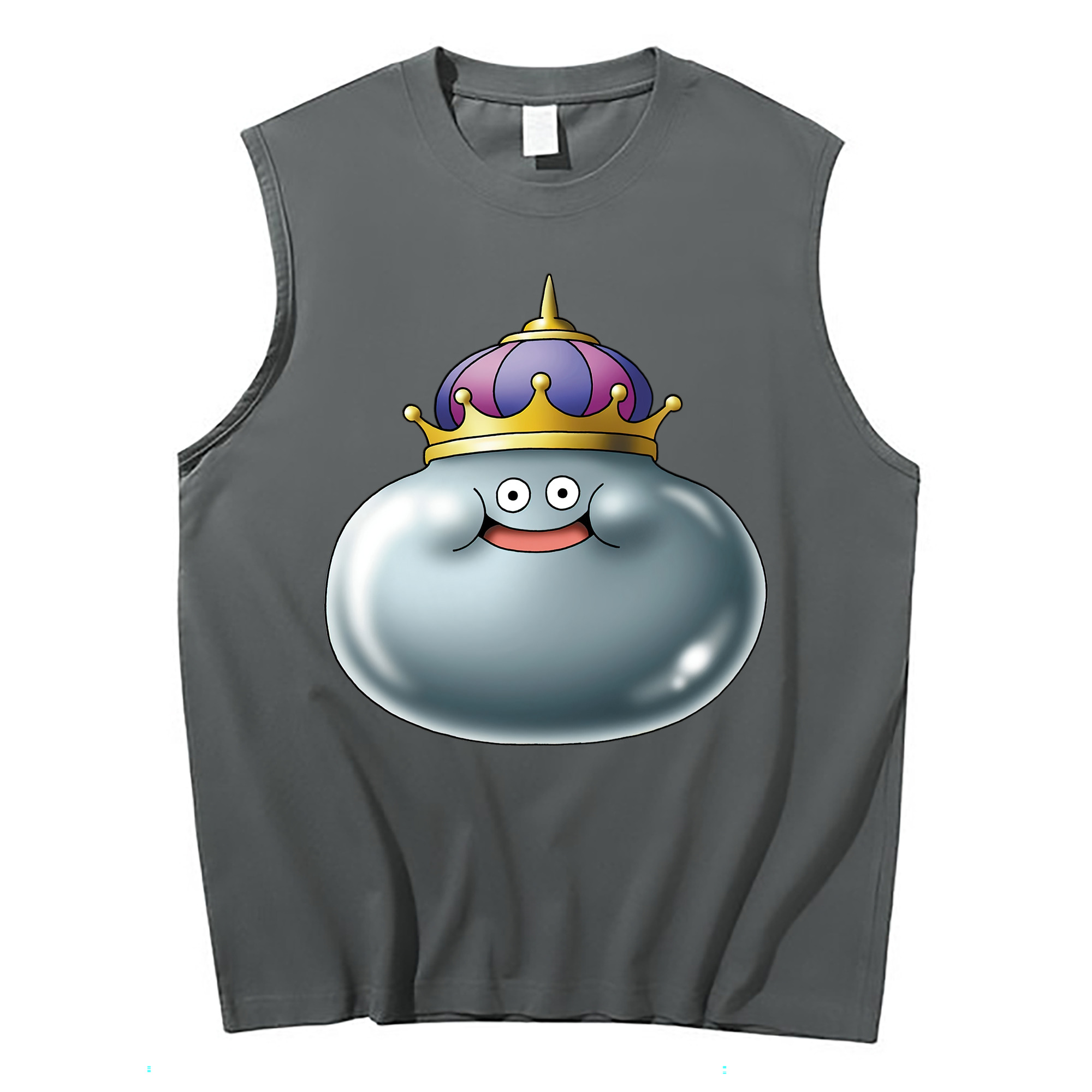 （画像用） ドラゴンクエスト Doragon Kuesuto Dragon Quest コットン100％タンクトップ（フロントプリント）